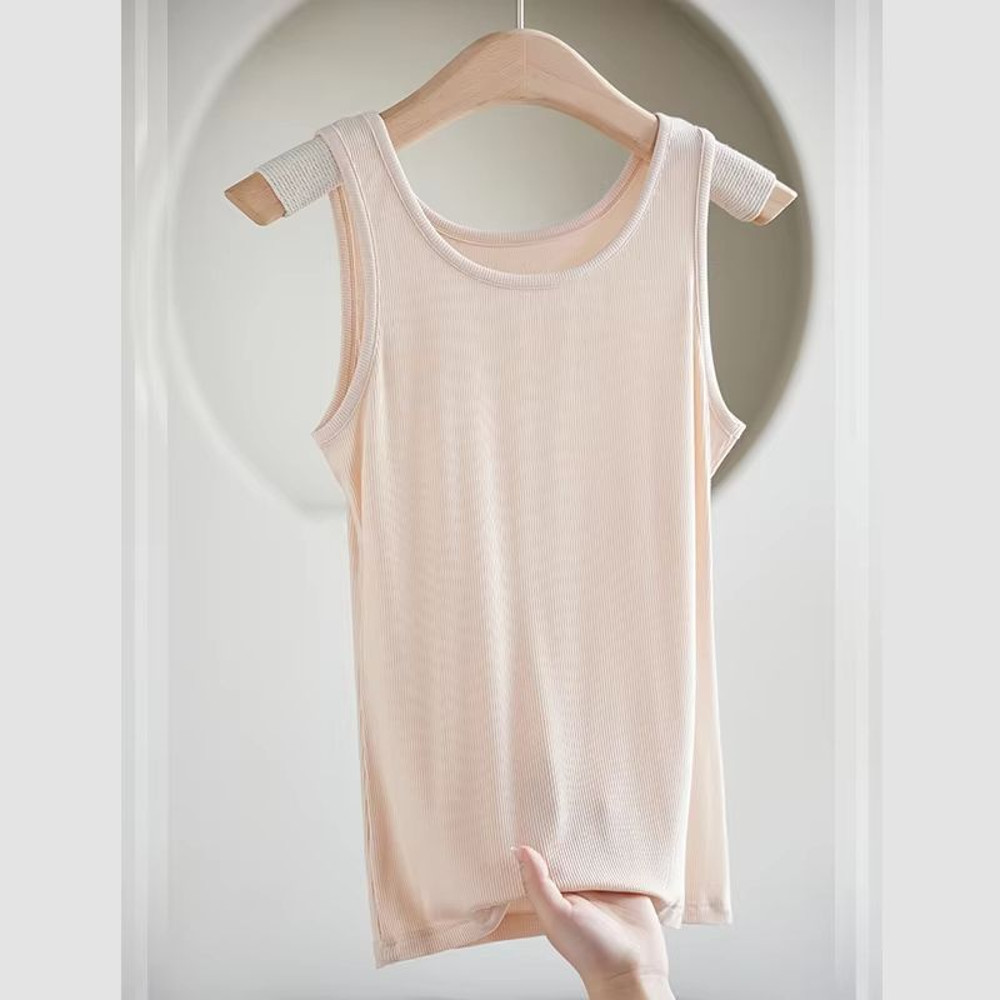 Women Seamless Slimming Sleeveless Vest Summer Thin Inner Top 7