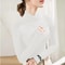 CozyLayer HalfHigh Collar Underlay Top Thick Long Sleeve Thermal Tee 4