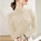 CozyLayer HalfHigh Collar Underlay Top Thick Long Sleeve Thermal Tee 7