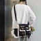 Harajuku Street Nylon Messenger Lightweight Crossbody Bag For School Daily Use 2