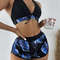TropiLeaf Halter 3Piece Swimsuit Set HighWaisted Leaf Print Bikini 8