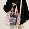 ShoreView Waterproof Clear Beach Tote PVC Transparent Tote With Touchscreen Window 2