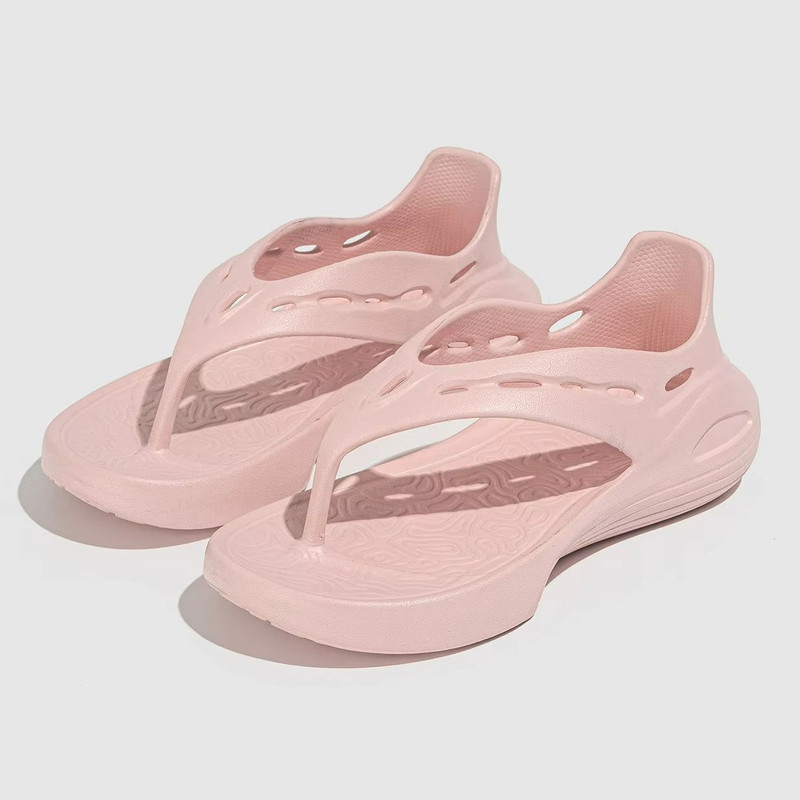 SkyBreeze Lightweight Platform Flip Flops Breathable Summer Slip On Sandals 4