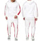 Mens Color Block Winter Tracksuit Warm Breathable 2Piece Sportswear Set 6