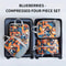4 Piece Compression Packing Cubes Set Large Capacity Foldable Expandable Travel Storage Bags 10