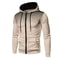 Urban SlimFit Fleece Bomber Jacket With ScarfStyle Stand Collar 15