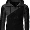 Urban SlimFit Fleece Bomber Jacket With ScarfStyle Stand Collar 23