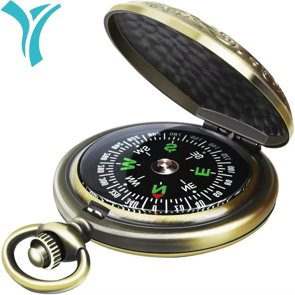 TrailGuide Military Navigation Compass Lightweight Map Reading Tool For Hiking Camping Orienteeri 0