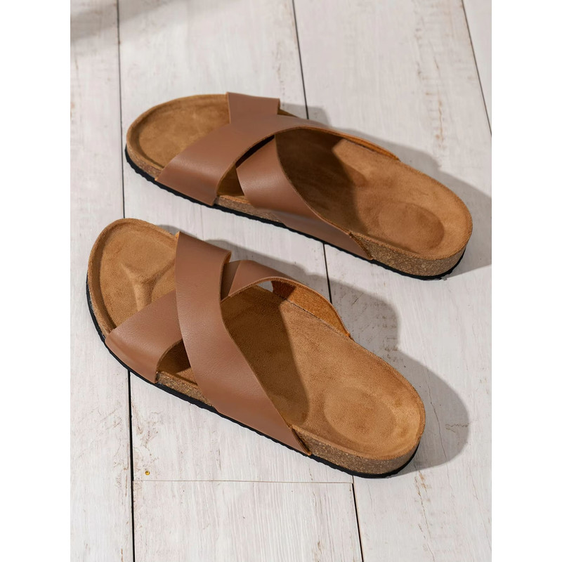 AquaStep Mens Waterproof NonSlip Thick Sole Slippers Lightweight SlipOn Comfort 4