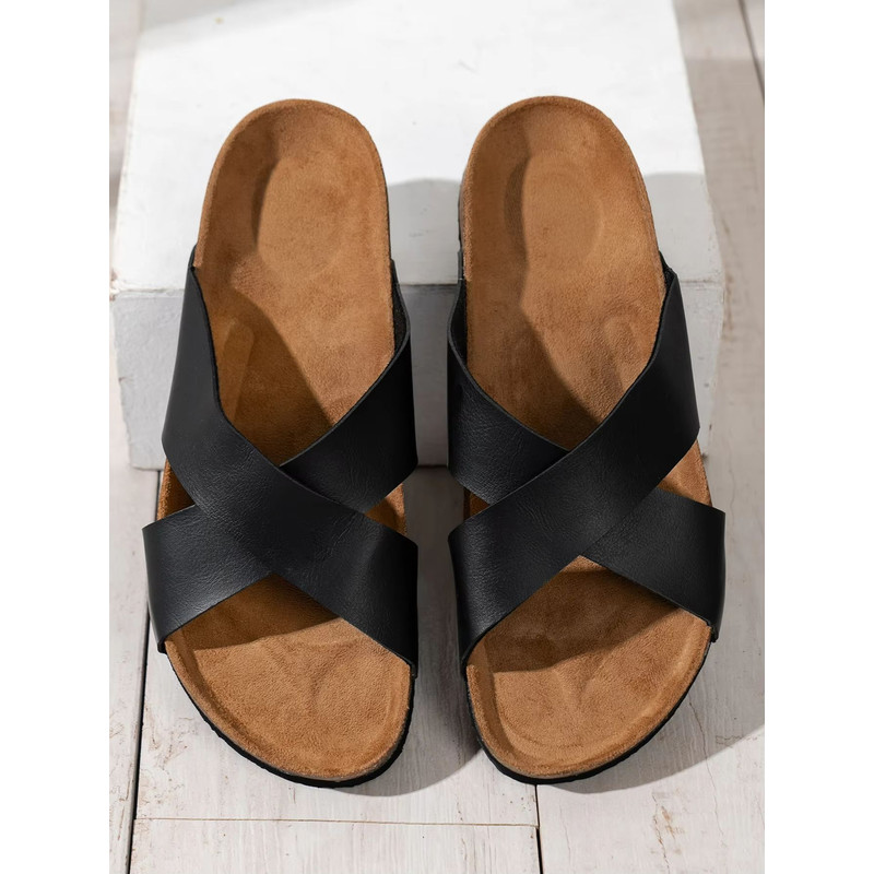 AquaStep Mens Waterproof NonSlip Thick Sole Slippers Lightweight SlipOn Comfort 7