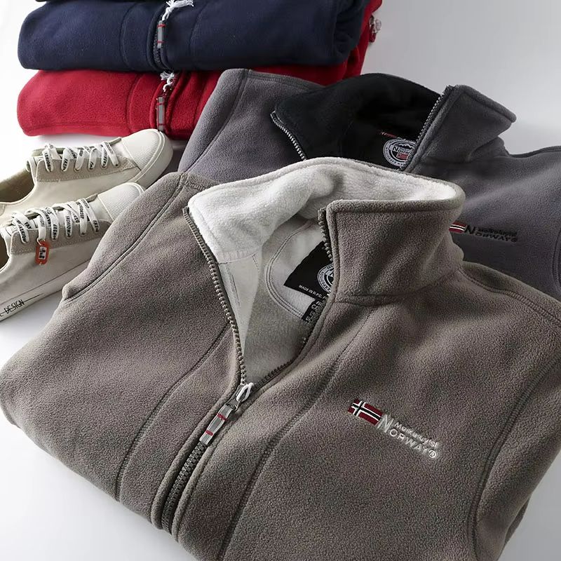 FGKKS Mens Wool Jacket Thick Winter Casual Coat With Warm Fashion Design 1