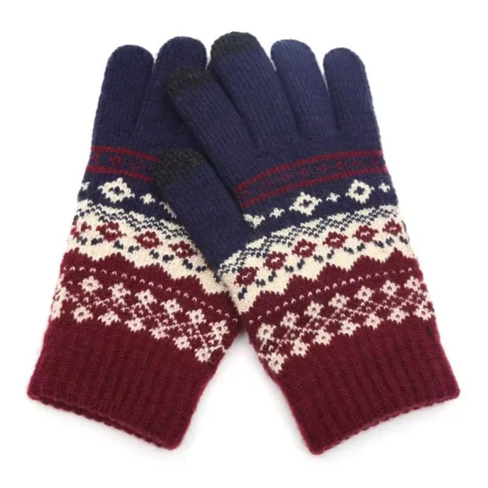 CozyTouch Winter Touch Screen Gloves Unisex Warm Knit FullFinger Mittens 15