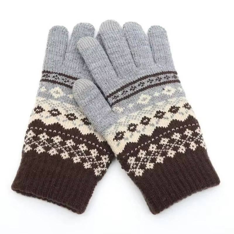 CozyTouch Winter Touch Screen Gloves Unisex Warm Knit FullFinger Mittens 17