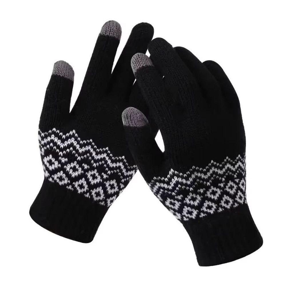 CozyTouch Winter Touch Screen Gloves Unisex Warm Knit FullFinger Mittens 22