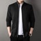 UrbanEdge Mens StandUp Collar Knit Cardigan Slim Fit Winter Sweater Jacket 1