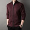 UrbanEdge Mens StandUp Collar Knit Cardigan Slim Fit Winter Sweater Jacket 7