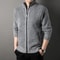 UrbanEdge Mens StandUp Collar Knit Cardigan Slim Fit Winter Sweater Jacket 8