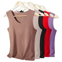 cozyform women's winter thermal vest – sleeveless body slimming innerwear top (xl–3xl)