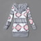 Cozy Striped Hooded Womens Cardigan Plush Lined Long Sleeve Autumn Winter Sweater Coat 4