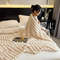 CozyStripes Thickened Multifunctional Throw Blanket 1