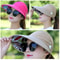 Womens Wide Brim Foldable Sun Hat AntiUV Beach Visor Cap For Summer Vacation 2