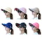 Womens Wide Brim Foldable Sun Hat AntiUV Beach Visor Cap For Summer Vacation 3