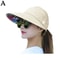 Womens Wide Brim Foldable Sun Hat AntiUV Beach Visor Cap For Summer Vacation 7
