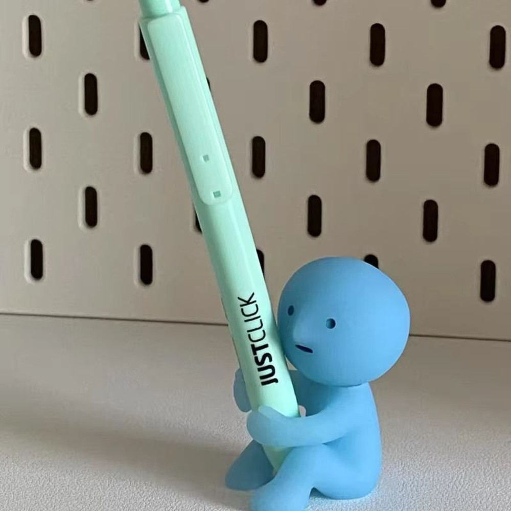 Smiski Toothbrush Pen Holder Cute Standing Night Light Figurine And Desktop Decoration 2