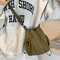 KStyle Niche Lightweight Nylon Drawstring Crossbody Bag 3