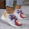 FloraLift Floral Knit Platform Sneakers 9