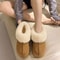 CozyStep Womens Plush Warm Platform Slippers Indoor Outdoor NonSlip Comfort 5
