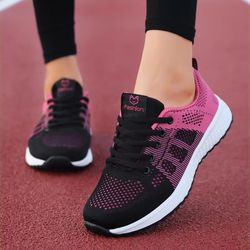 2024 womens fashion platform sport sneakers – stylish running shoes for all-season comfort