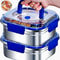 Stainless Steel Sealed Lunch Storage Box Portable FreshKeeping Container For Home Travel Camping 0