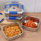 Stainless Steel Sealed Lunch Storage Box Portable FreshKeeping Container For Home Travel Camping 3