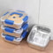 Stainless Steel Sealed Lunch Storage Box Portable FreshKeeping Container For Home Travel Camping 5