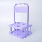 Portable Foldable Beer Beverage Rack Durable Cup Organizer And Bottle Holder For Parties Travel 6