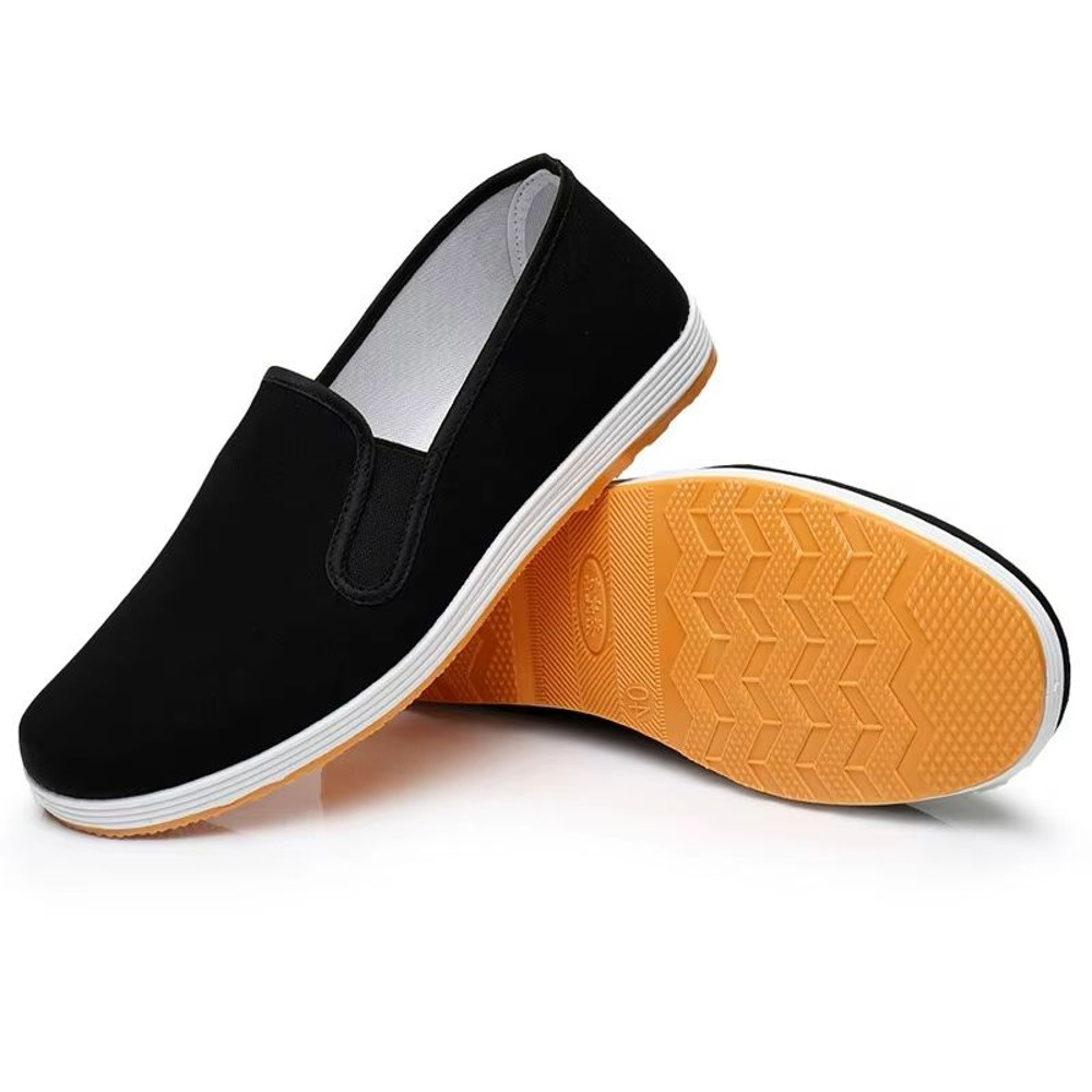 Mens Traditional Kung Fu Cotton Shoes Breathable Martial Arts Tai Chi Training Footwear 7