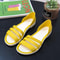 Womens Candy Color Peep Toe Summer Sandals Comfortable Outdoor Flat Shoes 2