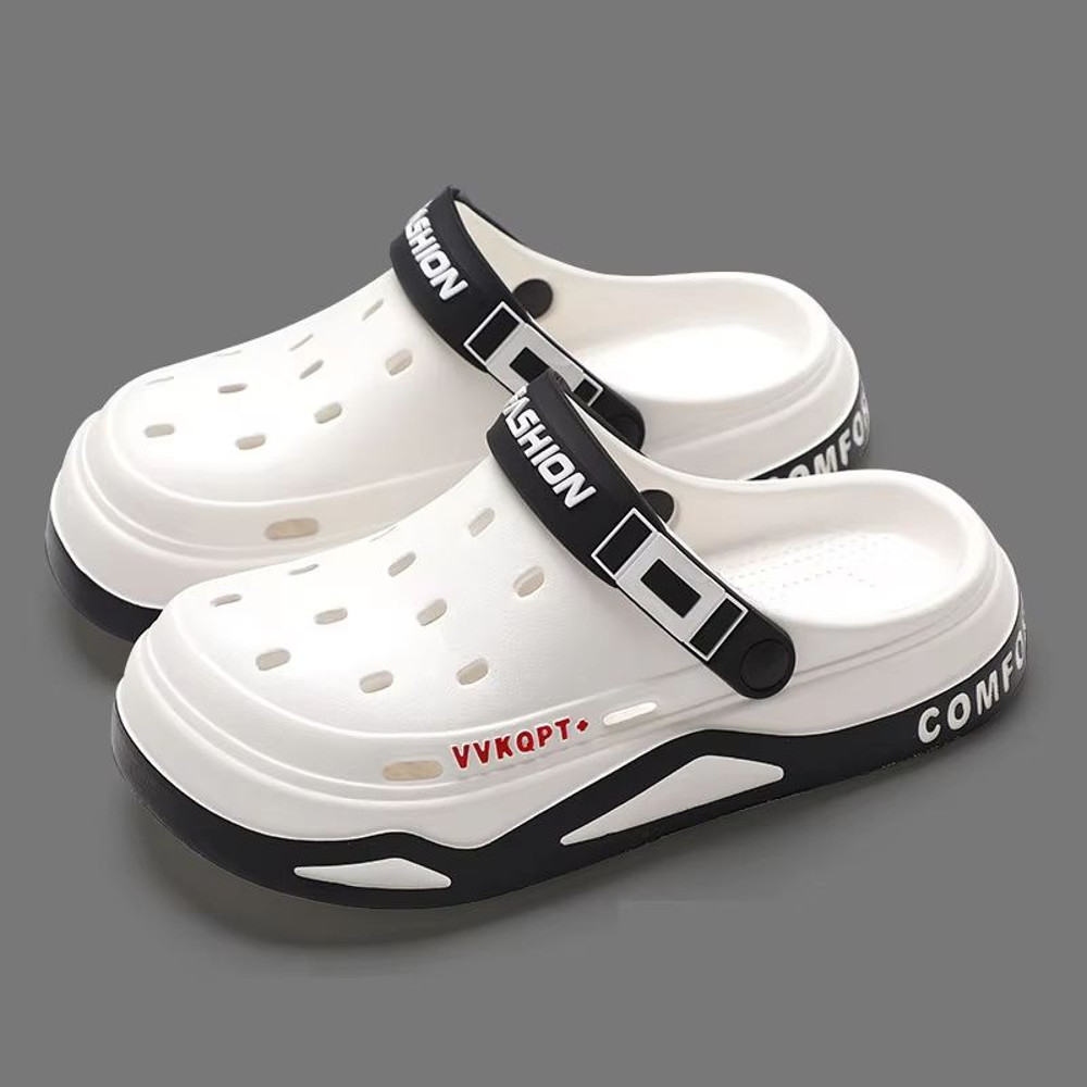 Mens EVA Garden Beach Sandals Comfortable Outdoor Hole Shoes And Indoor Slippers 7