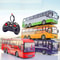 RC Large Electric Bus Model Remote Control School Tour Bus Toy With LED Lights 1
