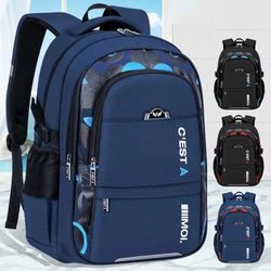 waterproof kids school backpack – durable primary school bag for boys with spacious book storage