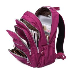 tegaote aesthetic school backpack – waterproof nylon laptop bag and travel backpack purse for teen girls & women