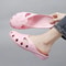Womens Summer Jelly Platform Slippers Breathable Outdoor Indoor Hole Shoes For Beach House And Ca 5