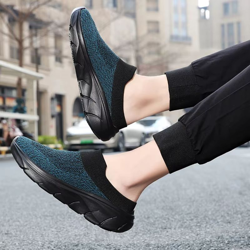 Mens Summer Breathable Indoor And Outdoor Slippers Thick Bottom Fashion Slides For Home Walking And 5