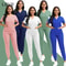 Medical Nurse Uniform Two Piece Scrubs Set For Women And Men Hospital Clinical Spa Dental Workwear 0