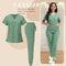 Medical Nurse Uniform Two Piece Scrubs Set For Women And Men Hospital Clinical Spa Dental Workwear 7
