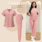 Medical Nurse Uniform Two Piece Scrubs Set For Women And Men Hospital Clinical Spa Dental Workwear 9