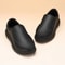 Mens Wide Width Leather Slip On Casual Shoes With Arch Support And Pain Relief For Swollen Feet 2