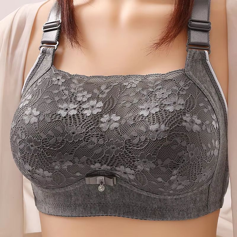 Womens Large Size Wireless Support Bra Comfortable Bustier Non Padded Brassiere For Everyday Wear 9