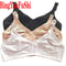 Seamless Lace Bra For Large Bust Full Coverage Wireless Minimizer With Cotton Comfort 0